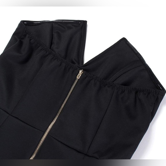 Sexy jumpsuit strapless black xs NWT - Picture 4 of 7